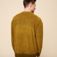 Men Others Solid - Unisex Terry Sweatshirt Solid, Bark back worn view