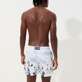 Men Classic Printed - Men Swimwear Ski - Vilebrequin x Massimo Vitali, Sky blue back worn view