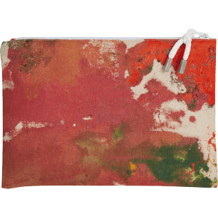 AUTRES Imprimé - Trousse de plage en lin Gra - Vilebrequin x John M Armleder, Multicolore vue de dos