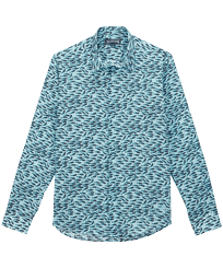 Unisex Cotton Voile Lightweight Shirt Gulf Stream Thalassa vista frontal
