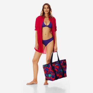 Mujer Braguitas Liso - Braguitas de bikini de talle medio con estampado Micro Turtles para mujer, Mar azul supp2 Mujer Braguitas Liso - Braguitas de bikini de talle medio con estampado Micro Turtles para mujer, Mar azul supp2