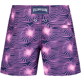 Boys Short classic Printed - Boys Ultra-light and packable Swimwear Hypno Shell, Navy back view