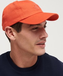 Others Solid - Unisex Cap Solid, Guava men front worn view