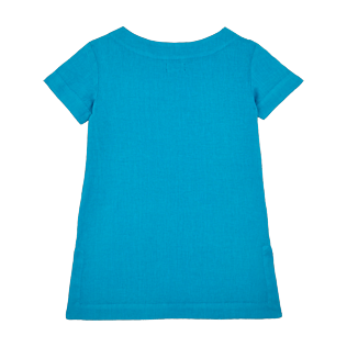 Girls Others Solid - Girls Linen Dress Solid, Seychelles back Girls Others Solid - Girls Linen Dress Solid, Seychelles back