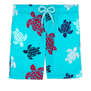 Niños Autros Estampado - Bañador con estampado Multicolor Turtles para niño, Curazao front Niños Autros Estampado - Bañador con estampado Multicolor Turtles para niño, Curazao front