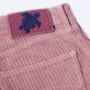 Men Others Solid - Men Corduroy Carrot Fit Pants, Murasaki details view 7