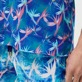 Uomo Altri Stampato - Camicia bowling uomo in lino e cotone Paradise Vintage, Purple blue dettagli vista 1