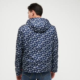 Others Printed - Reversible Windbreaker Jacket Micro Ronde des Tortues, Carmin details view 5