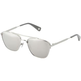 Lunettes Uni - Lunettes de soleil argent effet miroir, Argent back Lunettes Uni - Lunettes de soleil argent effet miroir, Argent back