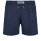 Men placed embroidery Swim Shorts The year of the Rabbit Navy back view