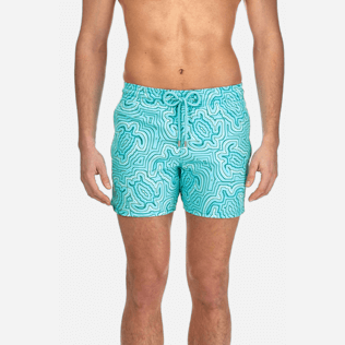 Homme Classique Moorea Imprimé - Maillot de bain Homme Stretch Tortues Hypnotiques, Curacao supp1 Homme Classique Moorea Imprimé - Maillot de bain Homme Stretch Tortues Hypnotiques, Curacao supp1