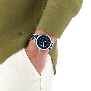 050 Estampado - Conjunto de relojes Starfish de la colección padre e hijo, Azul marino back 050 Estampado - Conjunto de relojes Starfish de la colección padre e hijo, Azul marino back