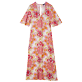 Mujer Autros Estampado - Vestido largo con estampado Kaleidoscope para mujer, Camellia vista frontal