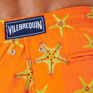 Men Others Embroidered - Men Embroidered Swim Shorts Starfish Dance - Limited Edition, Tango details view 3