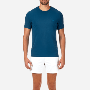 Homme AUTRES Uni - T-Shirt Piqué de coton Uni, Embruns supp1 Homme AUTRES Uni - T-Shirt Piqué de coton Uni, Embruns supp1