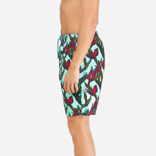 Men Long classic Printed - Men Long Swimtrunks Paradise 3D, Lagoon supp3 Men Long classic Printed - Men Long Swimtrunks Paradise 3D, Lagoon supp3