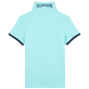 Boys Others Solid - Boys Cotton Pique Polo Shirt Solid, Lagoon back view