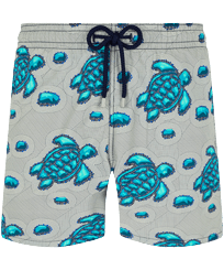 男款 Classic 印制 - 男士 Turtles Jewels 泳裤, Ming blue 正面图