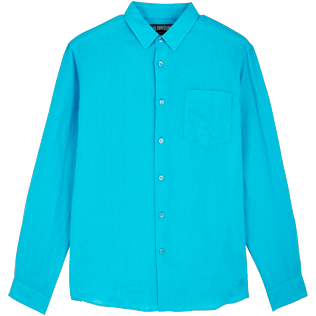Men Others Solid - Men Linen Shirt Solid, Horizon front Men Others Solid - Men Linen Shirt Solid, Horizon front
