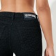 Women Slim Fit Pants Micro Ronde Des Tortues Dark denim w1 details view 2