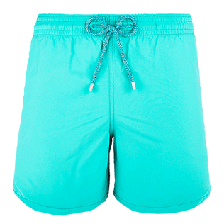 Men Classic / Moorea Printed - Men Water-Reactive Swimtrunks Hypnotic Turtles, Veronese green front Men Classic / Moorea Printed - Men Water-Reactive Swimtrunks Hypnotic Turtles, Veronese green front