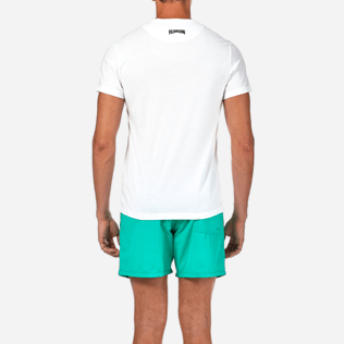 Herren T-Shirts Bedruckt - Vater und Sohn T-Shirt mit Rundhalsausschnitt, Weiss supp2 Herren T-Shirts Bedruckt - Vater und Sohn T-Shirt mit Rundhalsausschnitt, Weiss supp2