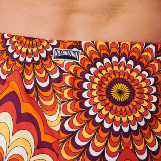 Mujer Autros Estampado - Pantalón corto de baño con estampado 1975 Rosaces para mujer, Albaricoque detalles vista 2