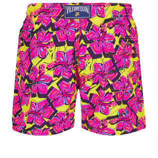 Homme CLASSIQUE Imprimé - Maillot de bain homme 1985 Crazy Flower, Citron back Homme CLASSIQUE Imprimé - Maillot de bain homme 1985 Crazy Flower, Citron back