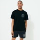 Men Embroidered Printed - Men Swim Trunks Embroidered Logo - Vilebrequin x BAPE® BLACK, Black details view 1