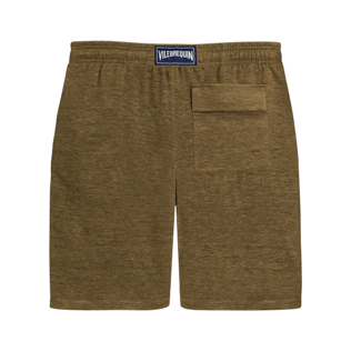 男款 Others 纯色 - Unisex Linen Bermuda Shorts Solid, 466 back 男款 Others 纯色 - Unisex Linen Bermuda Shorts Solid, 466 back