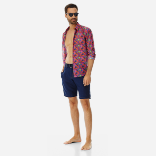 Altri Stampato - Camicia unisex in cotone Porto Rico, Arancione scuro supp2 Altri Stampato - Camicia unisex in cotone Porto Rico, Arancione scuro supp2