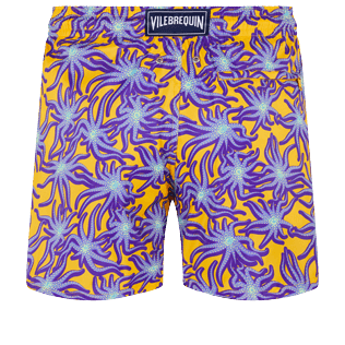 Men Others Printed - Men Swimwear Ultra-light and packable Octopus Band, Yellow back view