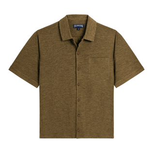 Men Others Solid - Unisex Linen Shirt Solid, 466 front Men Others Solid - Unisex Linen Shirt Solid, 466 front