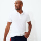 Hombre Autros Liso - Polo en tejido terry liso para hombre, Blanco frontworn Hombre Autros Liso - Polo en tejido terry liso para hombre, Blanco frontworn