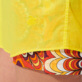 Uomo Altri Unita - Camicia unisex in voile di cotone tinta unita, Limone dettagli vista 3
