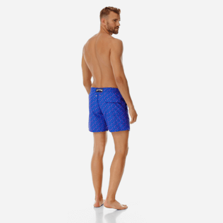Men Classic Printed - Men Swimtrunks Micro Ronde Des Tortues, Sea blue backworn Men Classic Printed - Men Swimtrunks Micro Ronde Des Tortues, Sea blue backworn