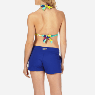 Donna Altri Unita - Shorts da bagno donna in tessuto elasticizzato tinta unita, Blu nettuno supp2 Donna Altri Unita - Shorts da bagno donna in tessuto elasticizzato tinta unita, Blu nettuno supp2