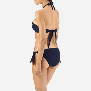 Women Bandeau Embroidered - Blue Breath Embroidered Bandeau bikini top, Navy supp2 Women Bandeau Embroidered - Blue Breath Embroidered Bandeau bikini top, Navy supp2