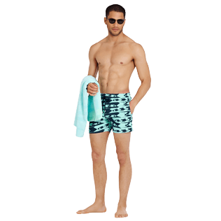 Men Stretch classic Printed - Men Swimtrunks Stretch Attrape moi si tu peux, Lagoon supp2 Men Stretch classic Printed - Men Swimtrunks Stretch Attrape moi si tu peux, Lagoon supp2
