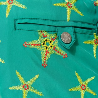 女童 Starfish Dance 刺绣游泳短裤 - 限量版 Linden 细节视图5
