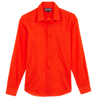 Others Solid - Unisex Cotton Voile Light Shirt Solid, Medlar front Others Solid - Unisex Cotton Voile Light Shirt Solid, Medlar front