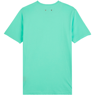 Bild von Herren Andere Uni - Einfarbiges T-Shirt aus Bio-Baumwolle für Herren, Lagune Rückansicht Bild von Herren Andere Uni - Einfarbiges T-Shirt aus Bio-Baumwolle für Herren, Lagune Rückansicht