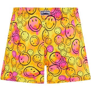 Mujer Autros Estampado - Pantalón corto de baño con estampado Monsieur André - Vilebrequin x Smiley® para mujer, Limon vista trasera