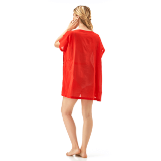Mujer Vestido Liso - Vestido liso para la playa, Amapola supp2 Mujer Vestido Liso - Vestido liso para la playa, Amapola supp2