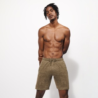 Men Others Solid - Unisex Linen Bermuda Shorts Solid, 466 supp2 Men Others Solid - Unisex Linen Bermuda Shorts Solid, 466 supp2