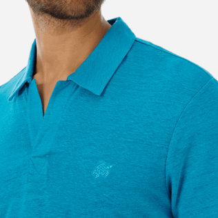 Homme AUTRES Uni - Polo en Voile de Lin Homme Uni, Seychelles supp1 Homme AUTRES Uni - Polo en Voile de Lin Homme Uni, Seychelles supp1
