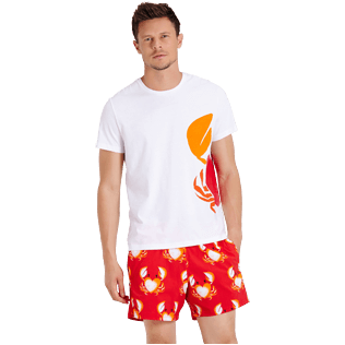 AUTRES Imprimé - T-shirt en Coton Unisexe St Valentin 2020, Blanc frontworn AUTRES Imprimé - T-shirt en Coton Unisexe St Valentin 2020, Blanc frontworn