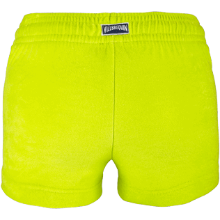 Women Others Solid - Women Terry Cloth Shortie Solid, Chartreuse back Women Others Solid - Women Terry Cloth Shortie Solid, Chartreuse back