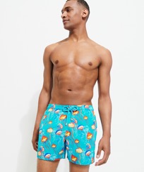 Men Others Printed - Men Stretch Swimwear Neo Medusa, Curacao front worn view