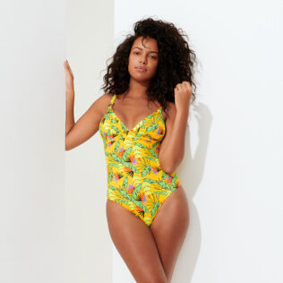 triangle one piece swimsuit